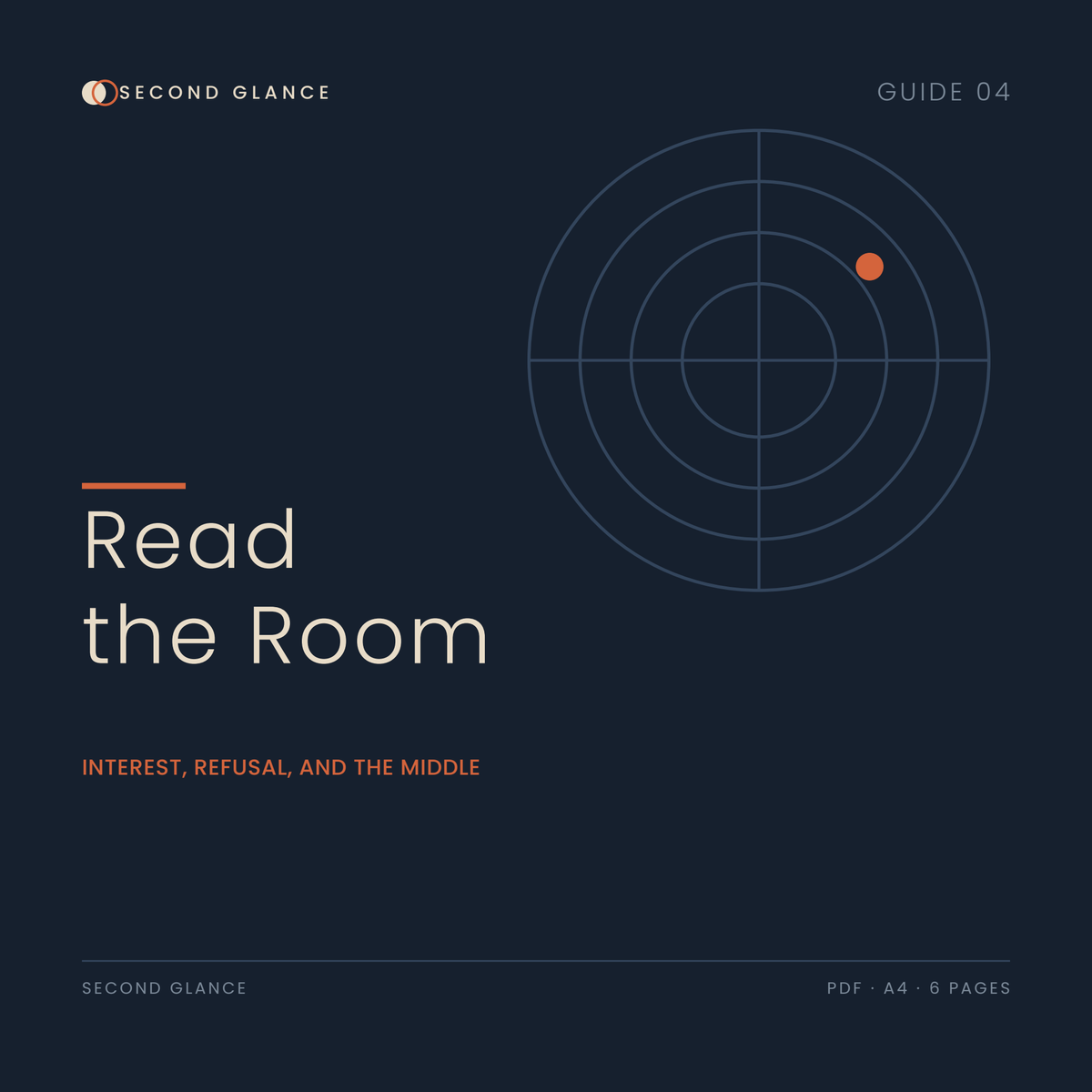 Read the Room — Second Glance digital guide cover